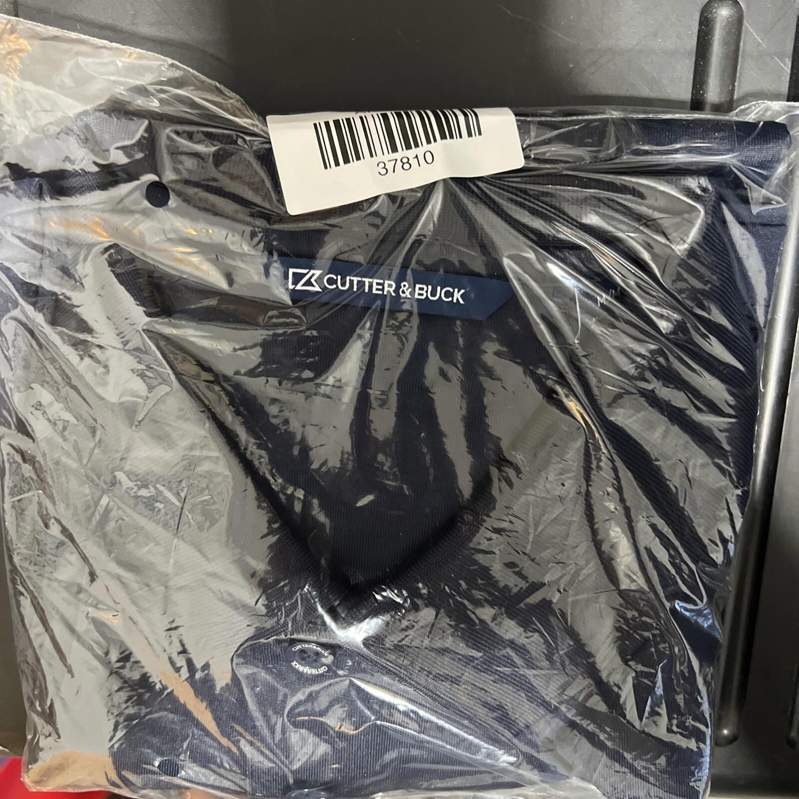 Polo azul marino de Cutter &amp; Buck, talla mediana, para hombre, Sealingtech