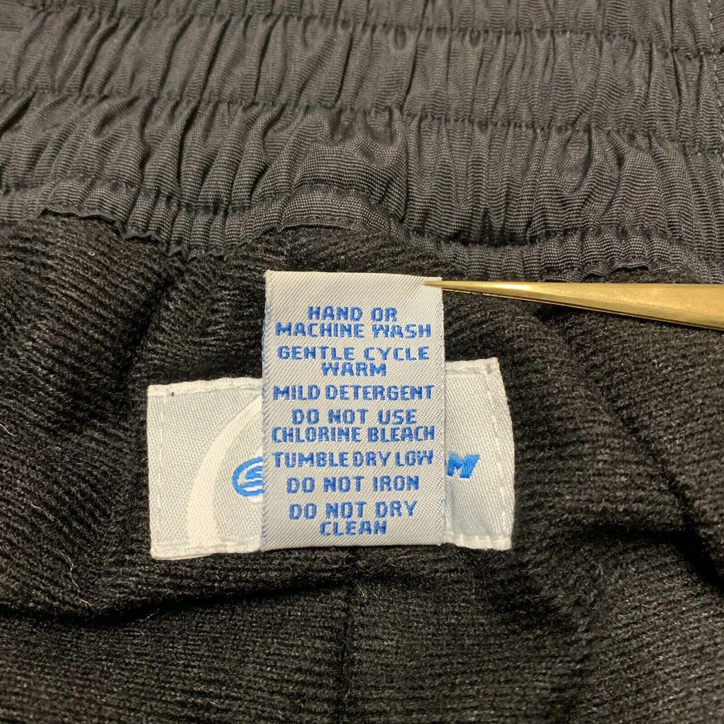 Pantalones de nieve para eslalon para hombre, talla M, nailon negro, bolsillos con cremallera en los tobillos, para esquí y snowboard Storm