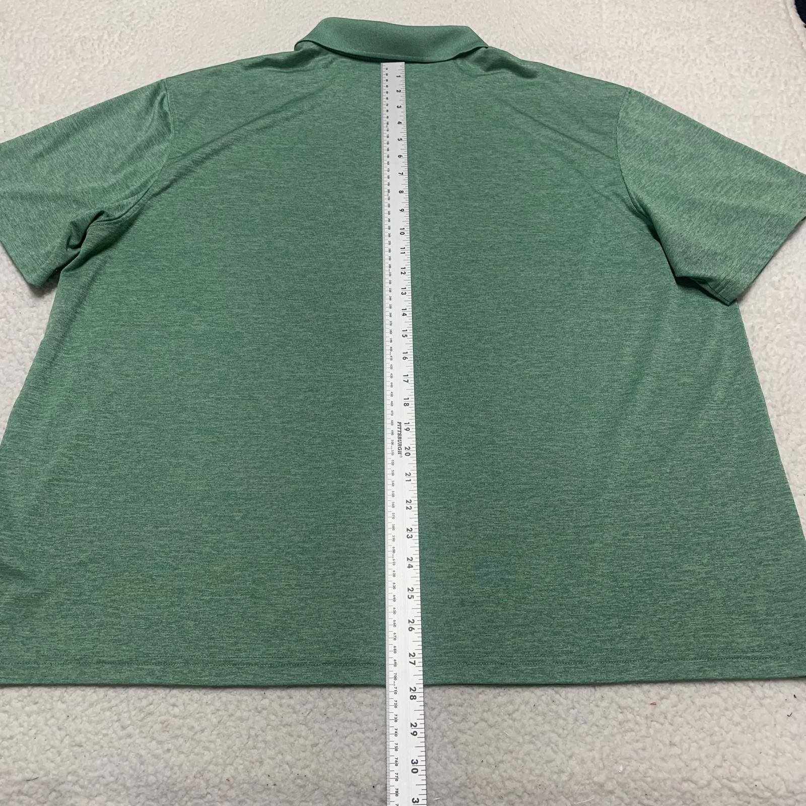 Polo Haggar para hombre, talla XXL, verde, ajuste cómodo