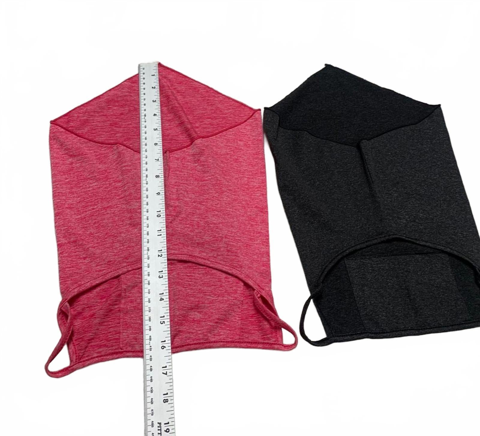 Niqab para mujer, color negro carbón y rosa fucsia, paquete de 2, velo que cubre la cara.