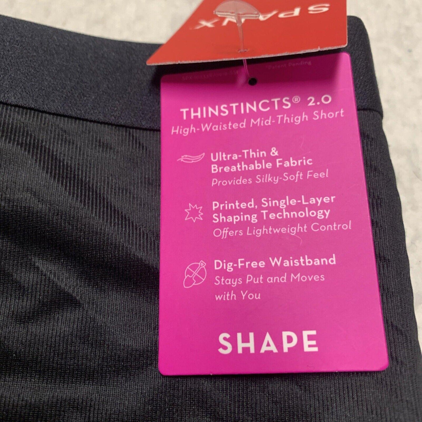 SPANX Thinstincts 2.0 Women’s Large Very Black Under Layer