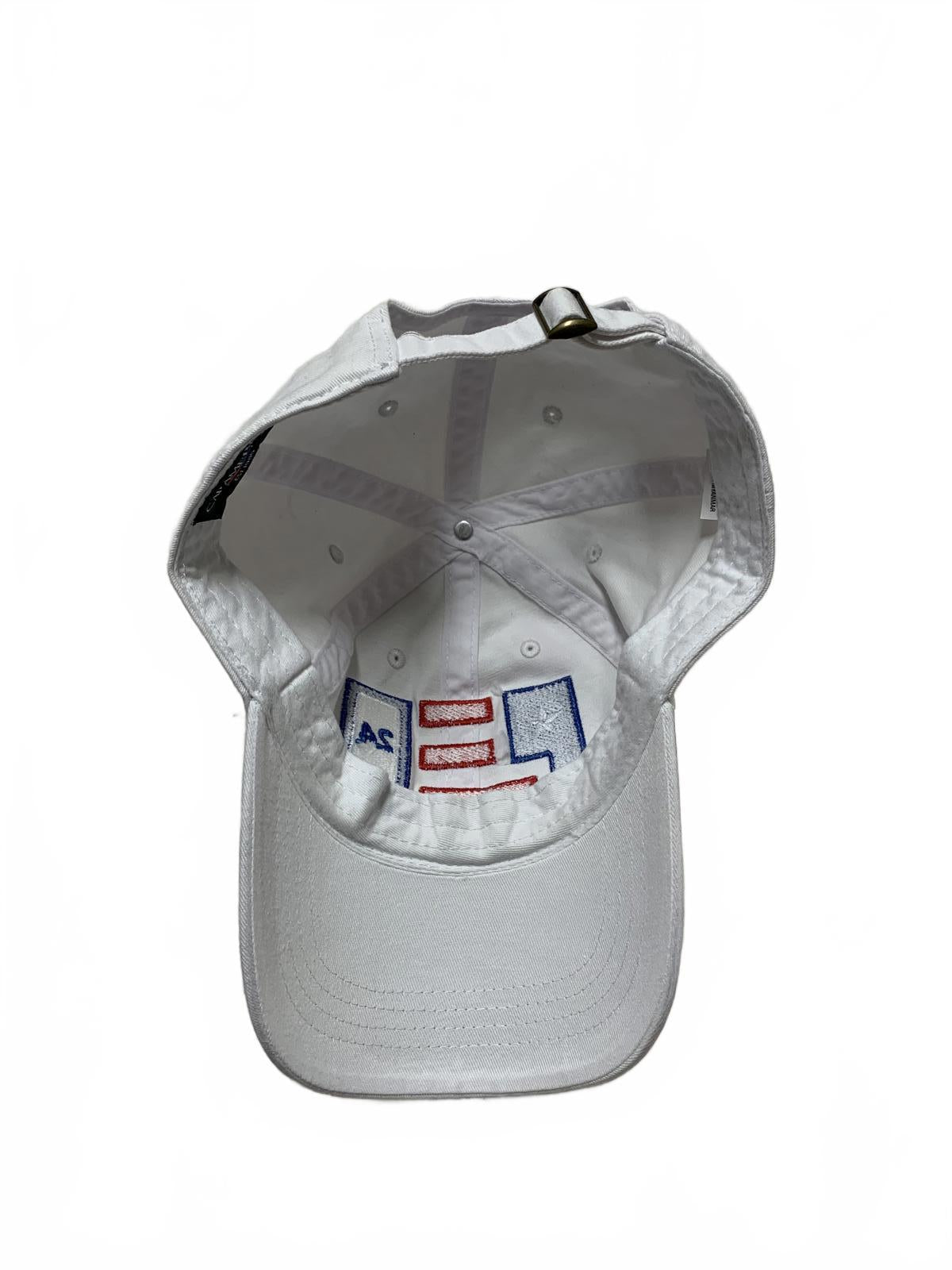 Gorra de béisbol unisex con bandera de Puerto Rico, color blanco, PEO 24