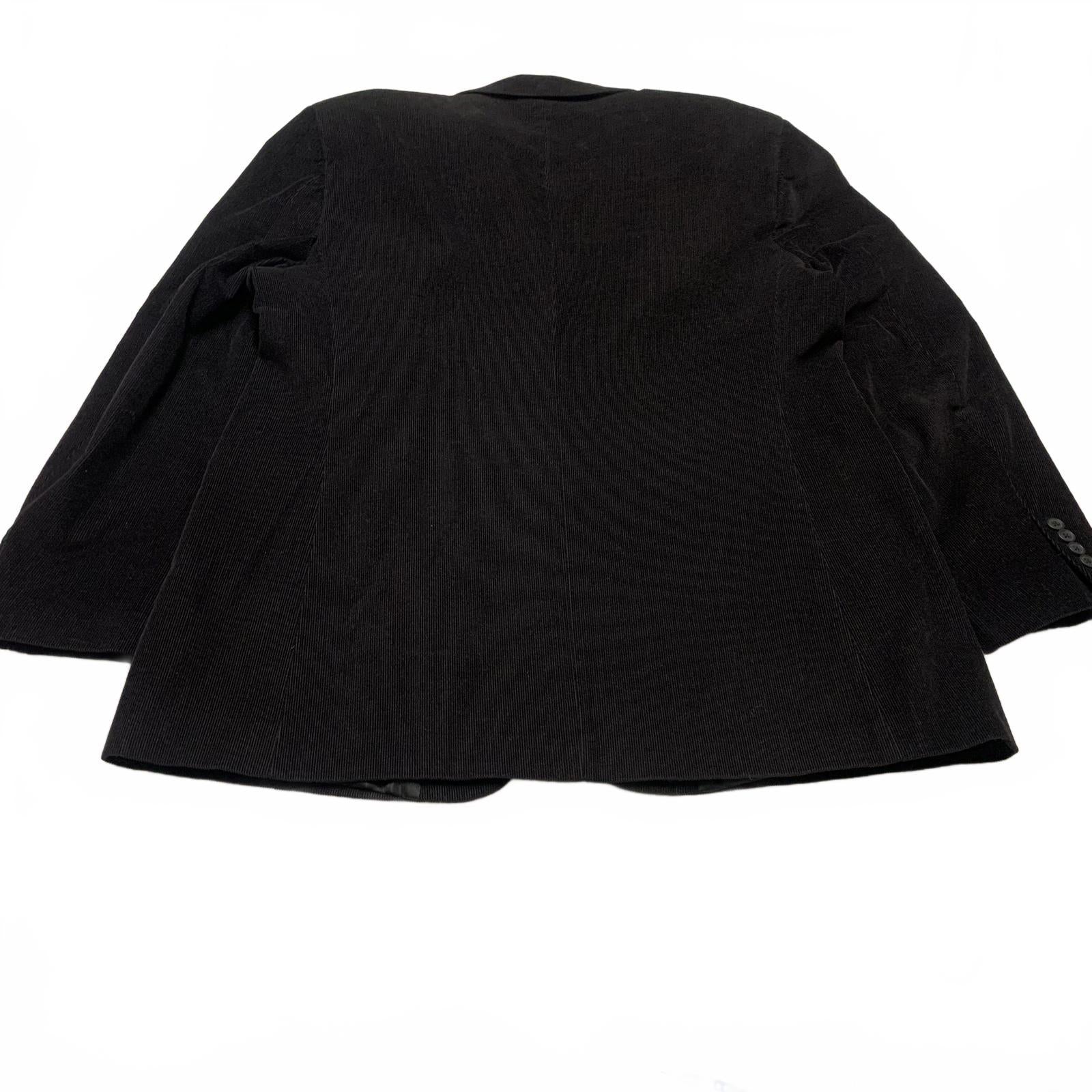 Linea UomoBlazer de pana negro 48L para hombre