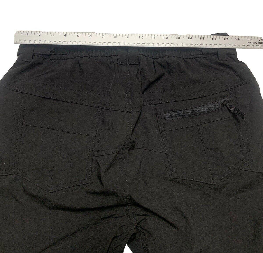 Pantalones de esquí Gerry Snow negros XL EG con forro polar y bolsillos elásticos, cintura ajustable