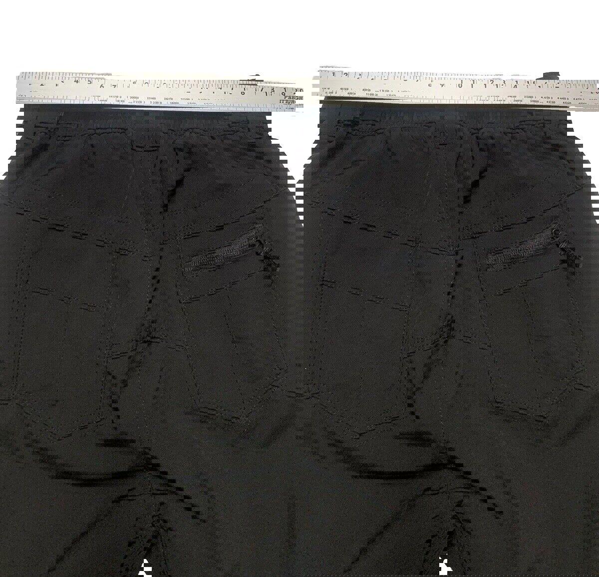 Pantalones de esquí Gerry Snow negros XL EG con forro polar y bolsillos elásticos, cintura ajustable