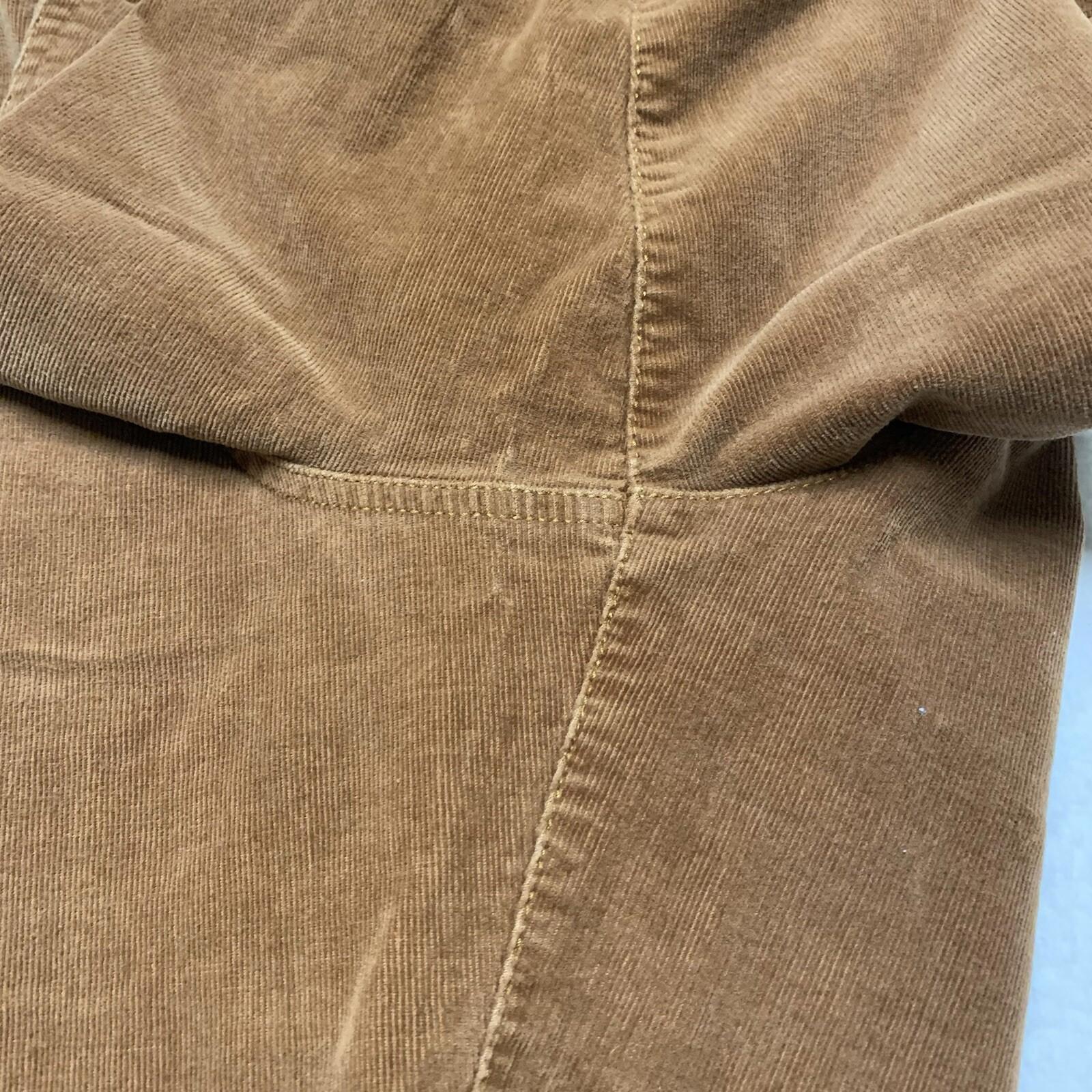 Pantalones de pana Bandolino para mujer, talla 12, marrón, estilo Mandie, pierna recta