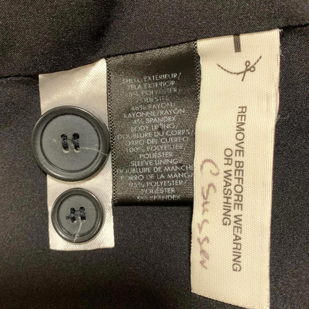 Chaqueta blazer negra Ann Taylor para mujer, talla 2, talla pequeña