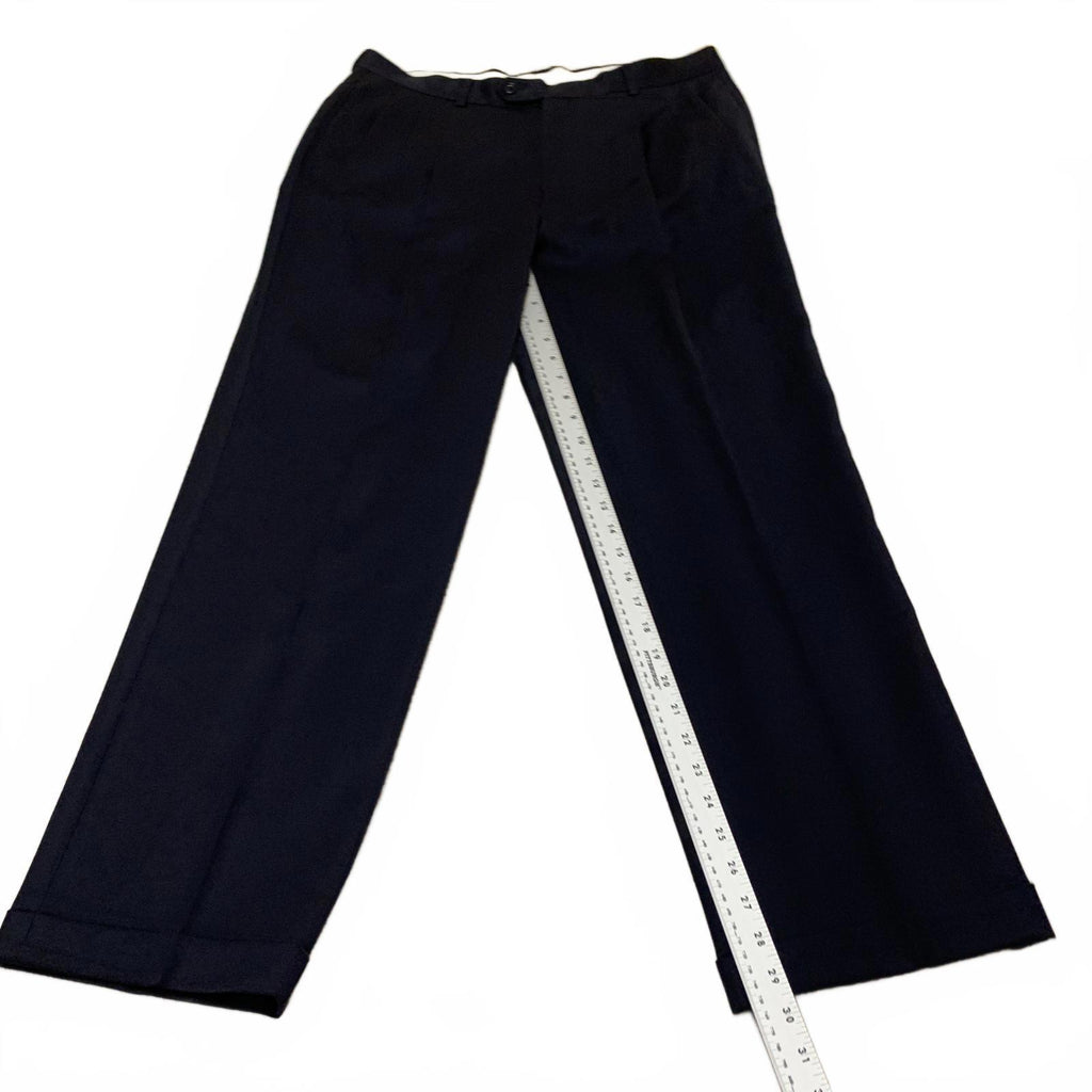 Golden Fil Men's Navy Blue Two-Piece Suit Blazer