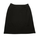 Chaps Women’s Size 8 Black Stretch Belt Loops Pencil Skirt Knee Length Side Zip