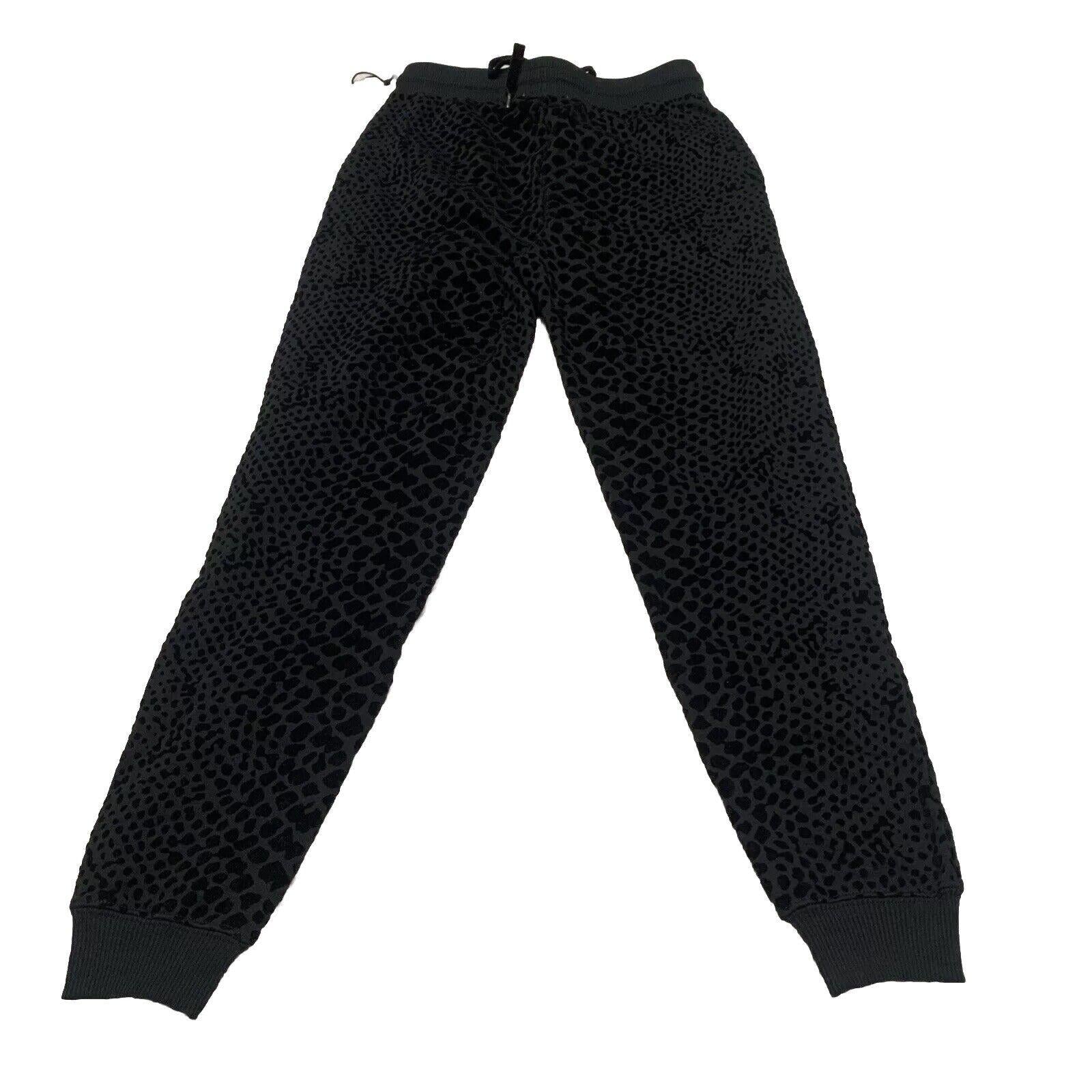 Leggings negros de talla extragrande para mujer de Dex Clothing, pantalones deportivos con estampado de serpiente y terciopelo