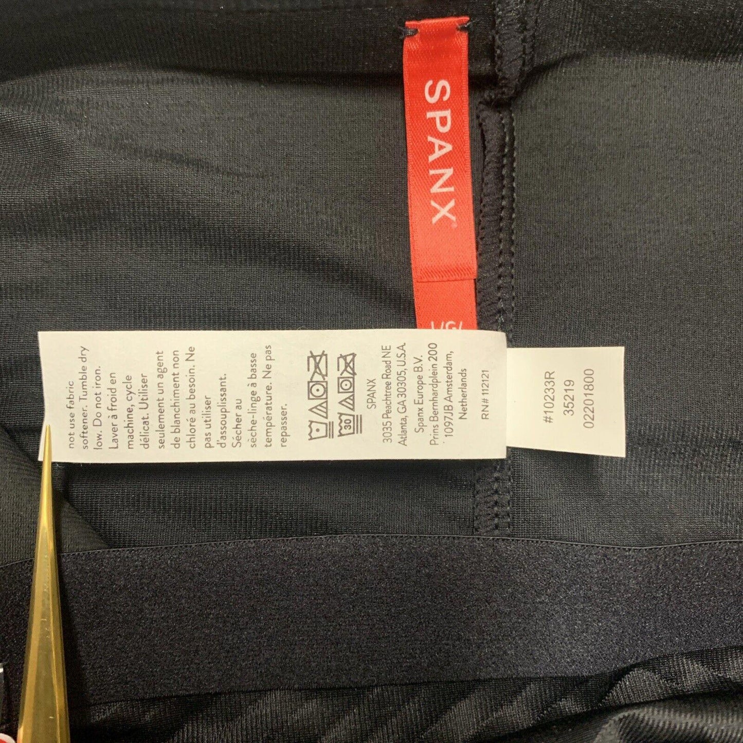 SPANX Thinstincts 2.0 Women’s Large Very Black Under Layer