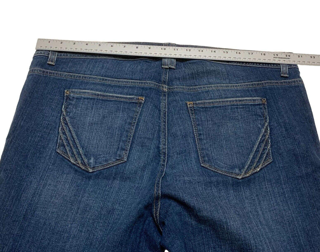 Tommy Hilfiger Jeans para mujer talla 20 azul Hope Slim Cropped