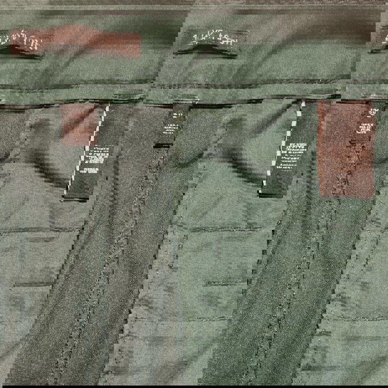 41 Jeans Hawthorn para mujer, talla 22W, verde, lado inclinado