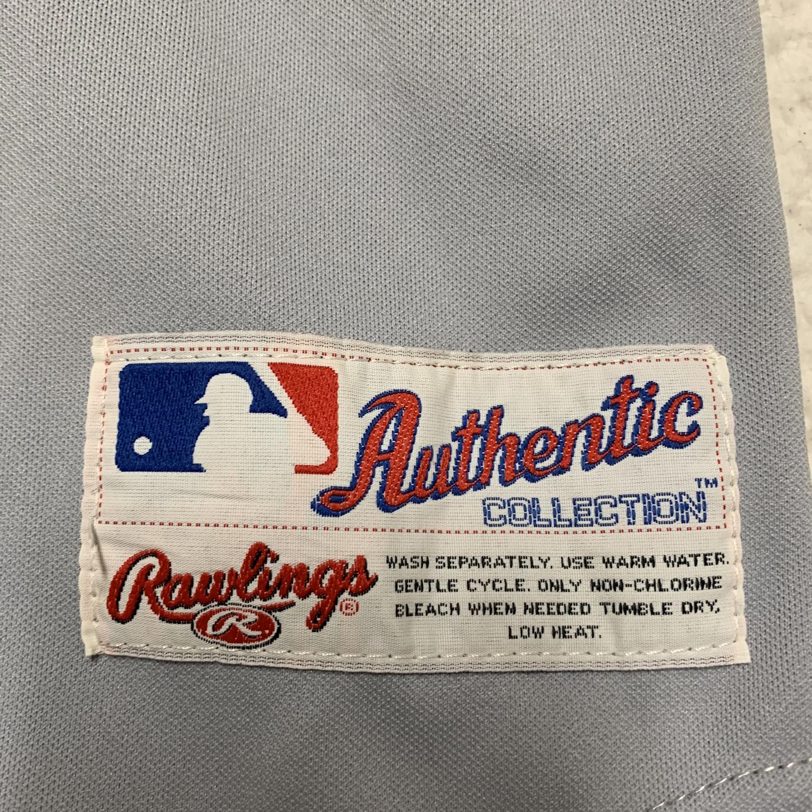 Camiseta de béisbol vintage de los años 80 y 90 de Rawlings Midville #22 de los Dodgers, para hombre, talla 44, gris