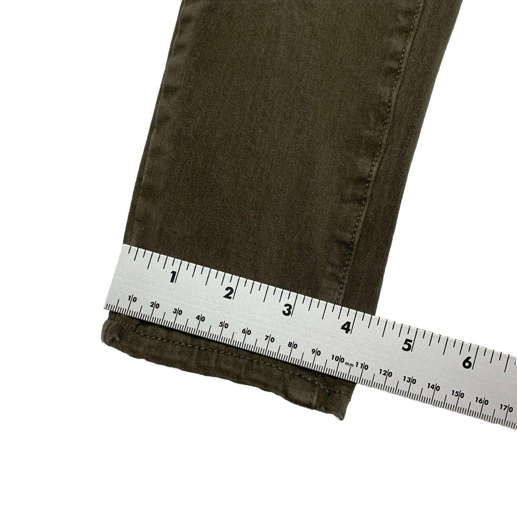 Jeggings elásticos de tiro alto superalto de American Eagle para mujer, talla 2 regular, color verde grisáceo