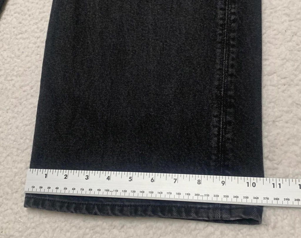 Vaqueros negros de pierna ancha Zara para mujer, talla 0, 23 x 32 (talla real)