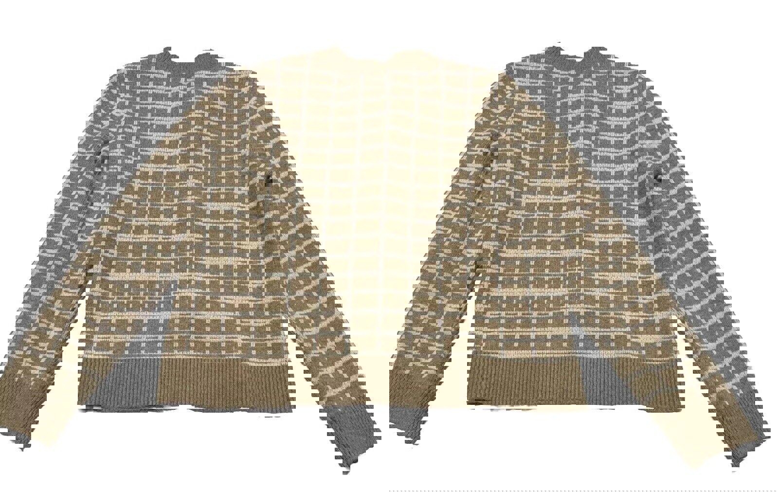 Chaqueta tipo suéter beige tostado grande para mujer de Ann Taylor