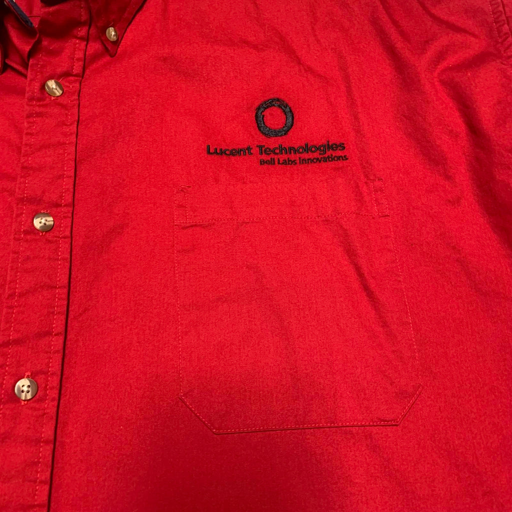 Camisa Munsingwear para hombre, con botones rojos, resistente a las arrugas, talla 3X