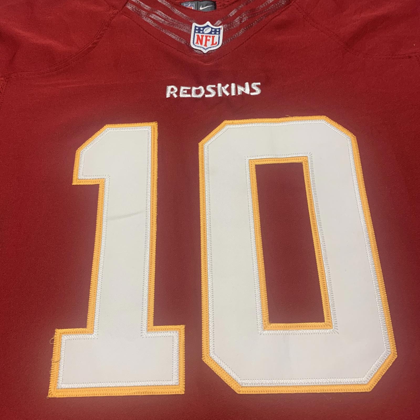 Camiseta Nike de Robert Griffin III # 10, talla 52, Washington Redskins, NFL RGIII para hombre