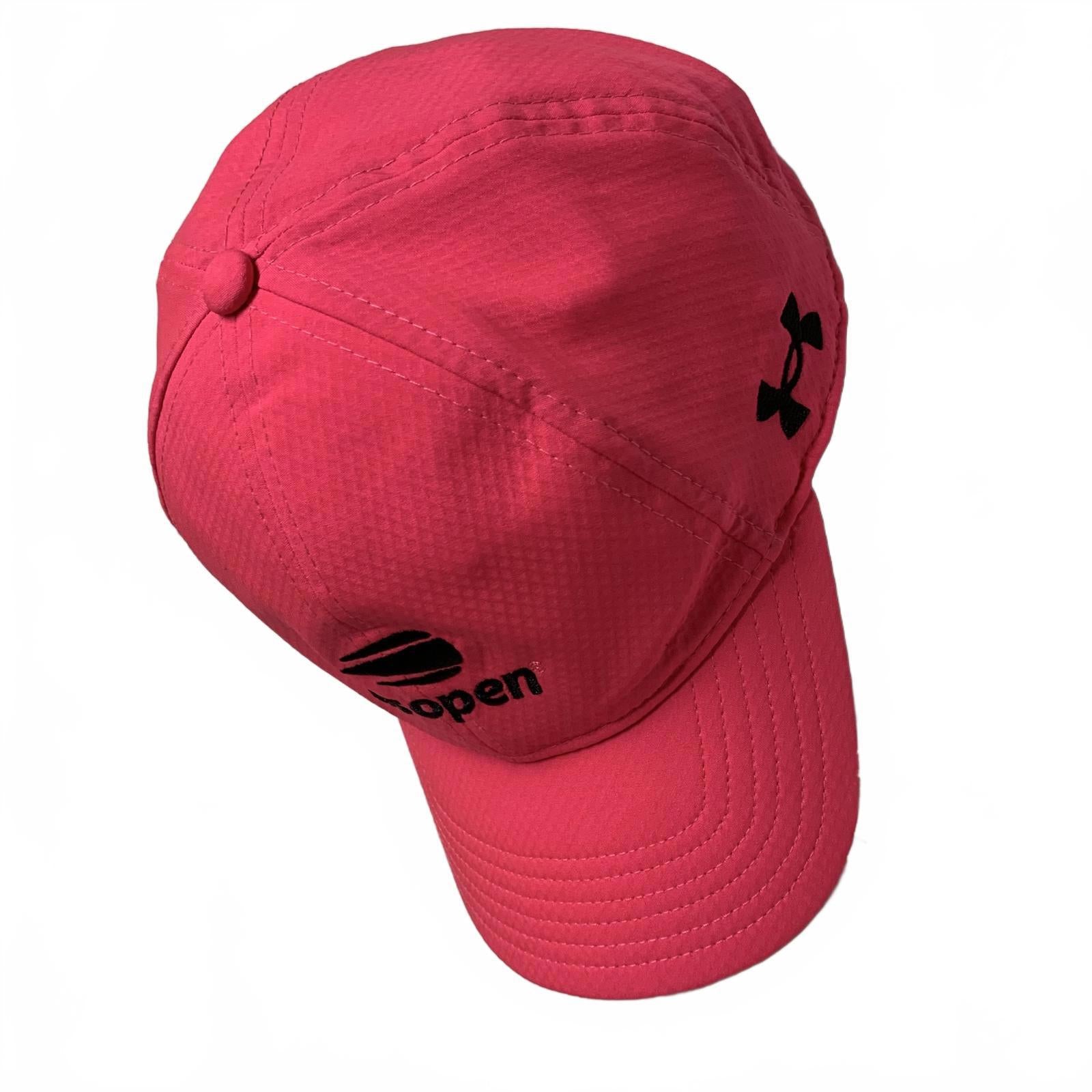 Gorra rosa neón de talla única para mujer del US Open de Under Armour