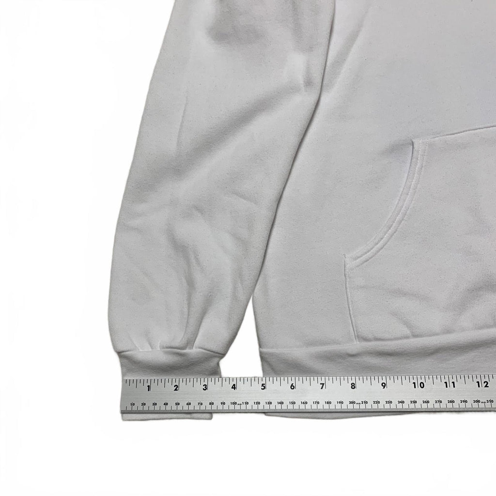 Sudadera con capucha y diseño gráfico en blanco mediano para mujer de la colección Bella + Canvas Fleece