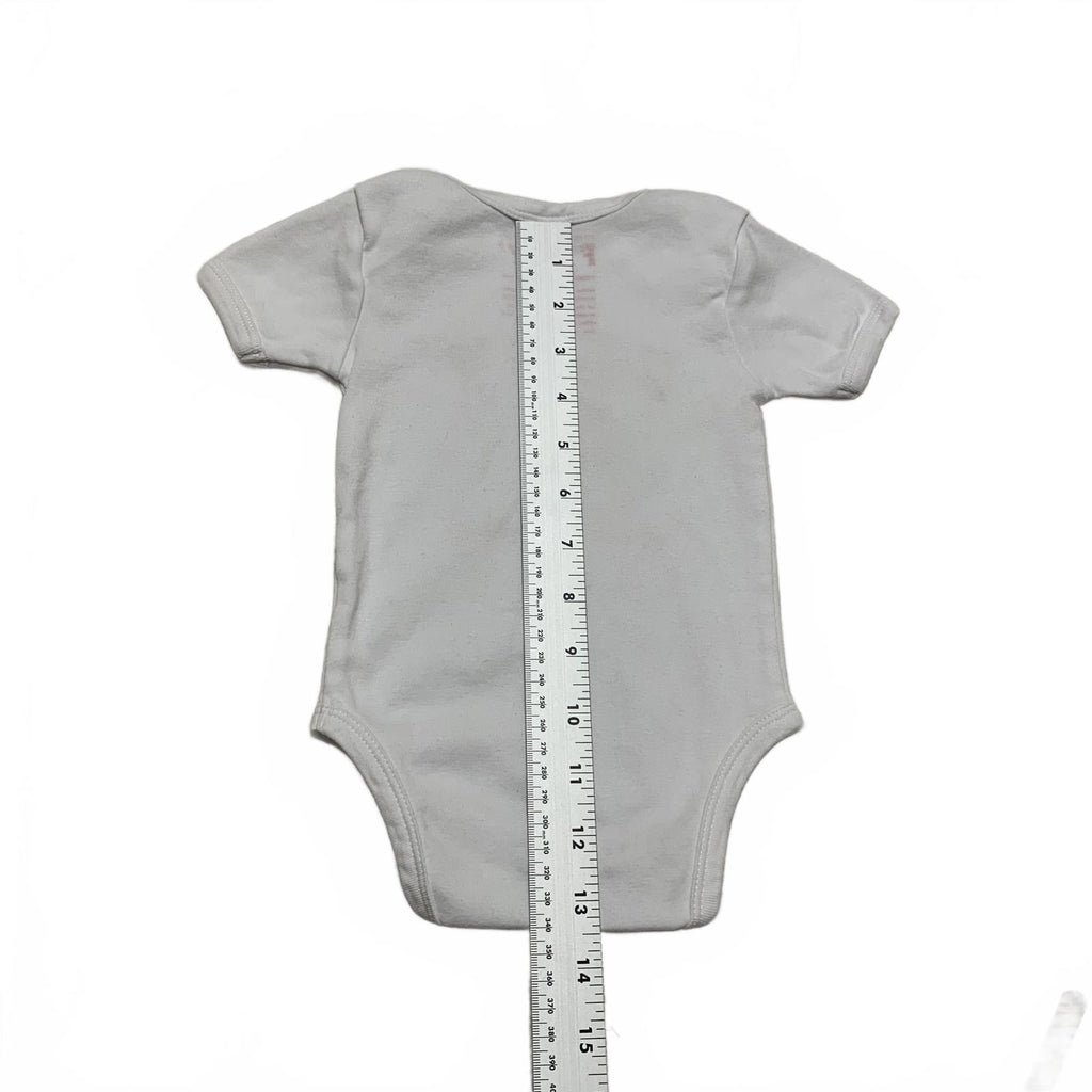 Camiseta oficial con licencia del Departamento de Bomberos de Nueva York, talla 6-9 meses, color blanco y rojo, para bebé.