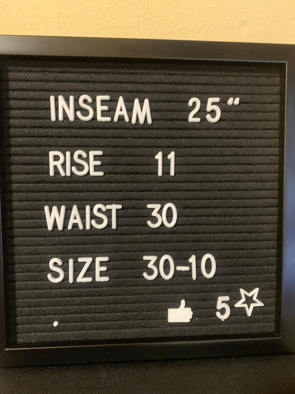 Vaqueros acampanados Curvy Kicks de mezclilla azul oscuro para mujer, talla 30/10, tiro alto 30 x 25