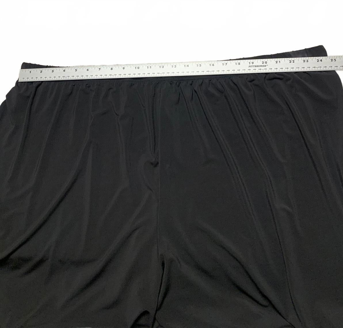 Capris negros de Jessica London para mujer, talla 30/32, cintura de 49"