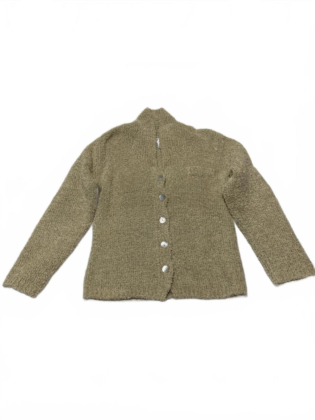 Suéter cárdigan beige VTG de los años 90 IDI de Mathew H para mujer, talla M, Hong Kong