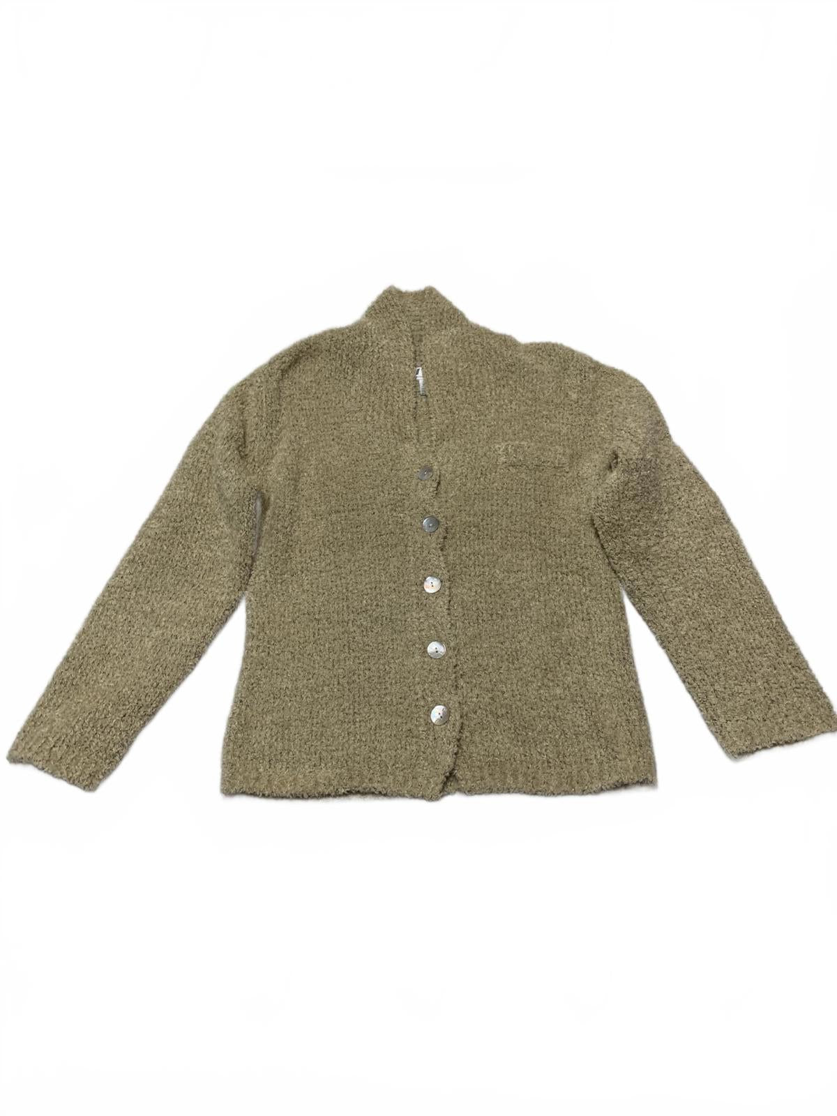 Suéter cárdigan beige VTG de los años 90 IDI de Mathew H para mujer, talla M, Hong Kong