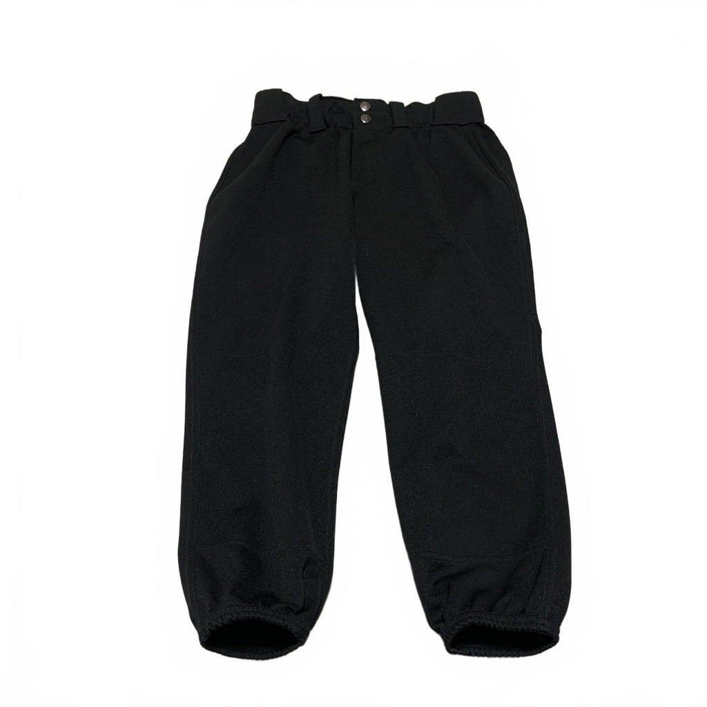 Pantalones de béisbol unisex para niños DeMarini, talla MD, color negro, cintura 27 x 21,5 L, deportivos