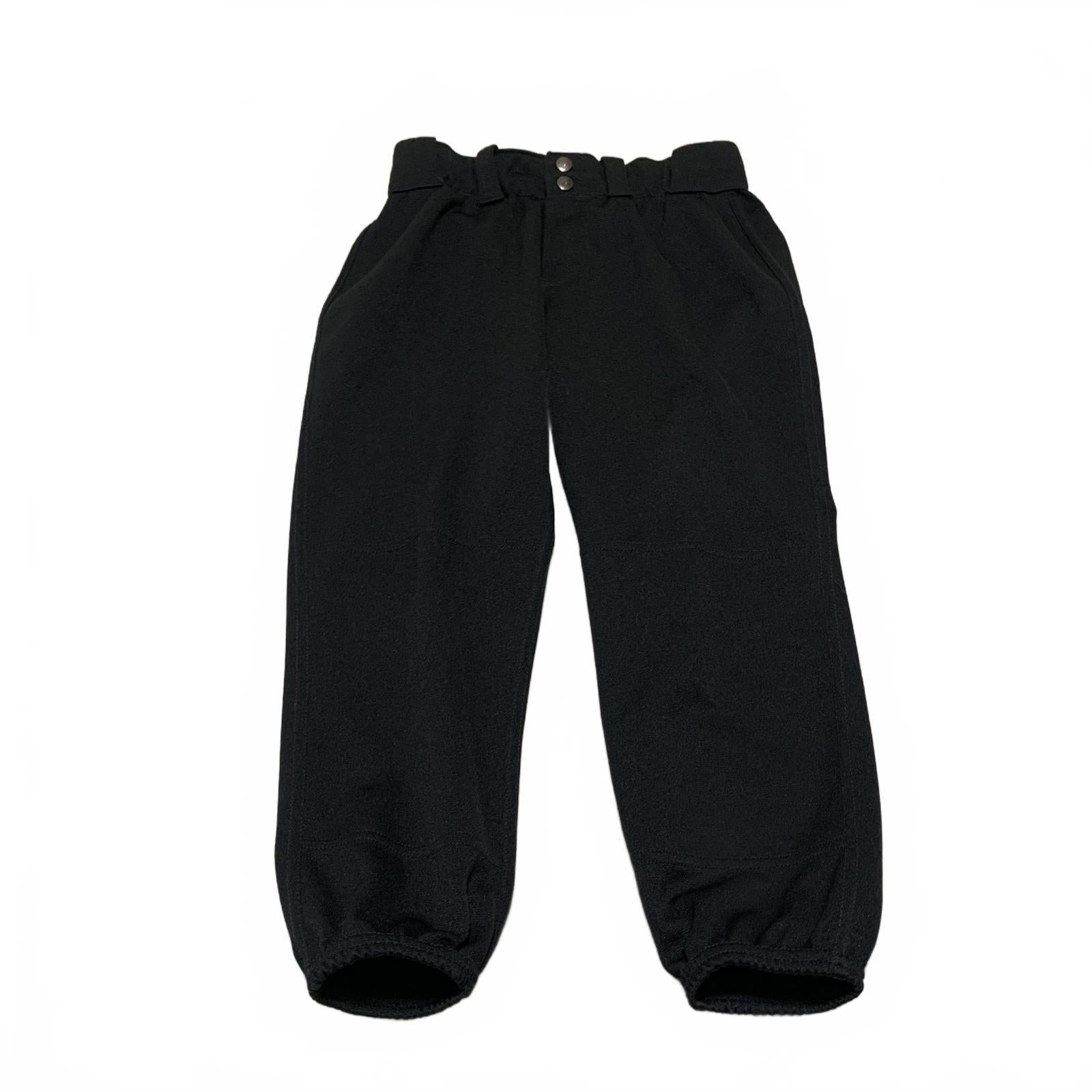 Pantalones de béisbol unisex para niños DeMarini, talla MD, color negro, cintura 27 x 21,5 L, deportivos