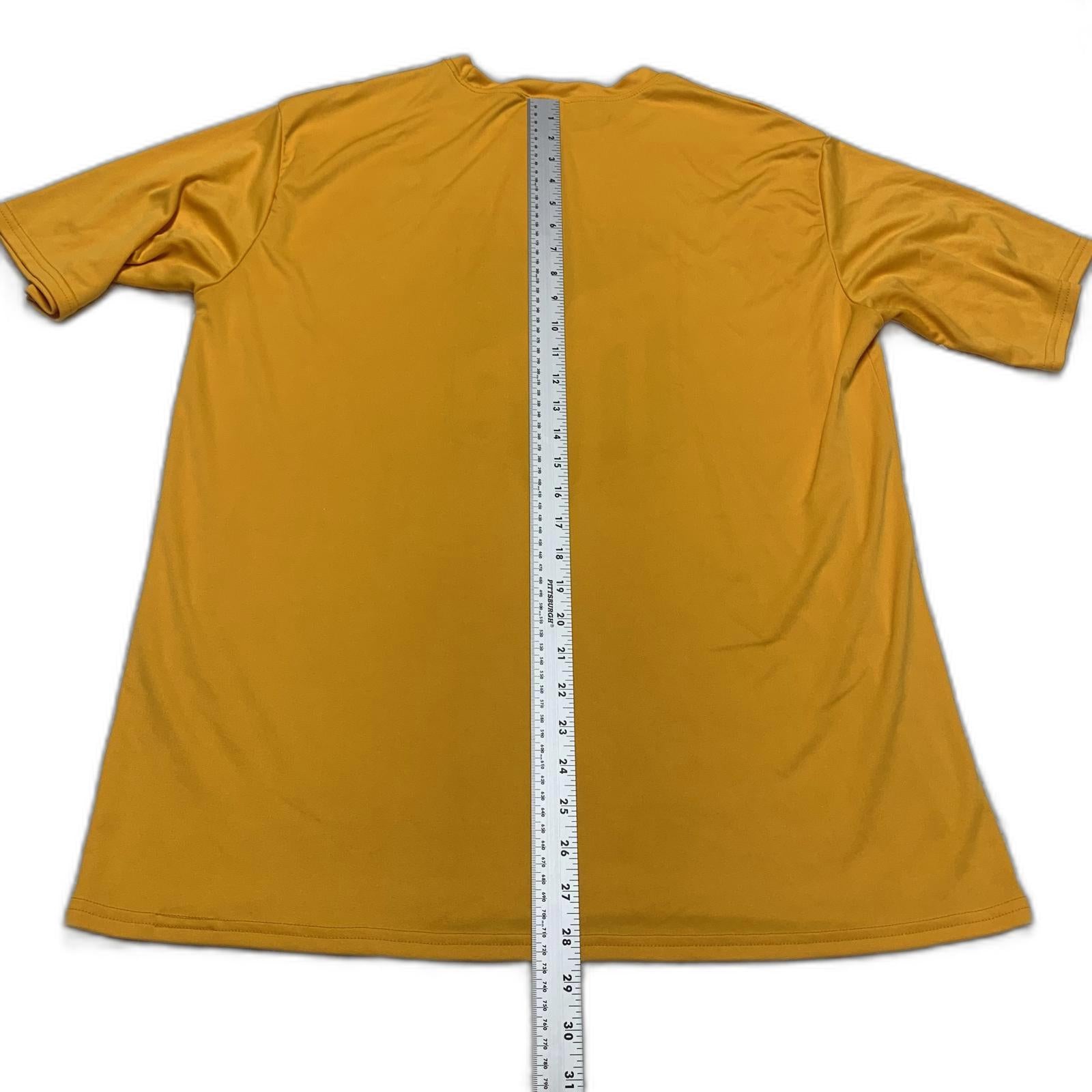 Camiseta de capitán de hockey del Distrito 5, amarilla, talla grande, para hombre de Port &amp; Company