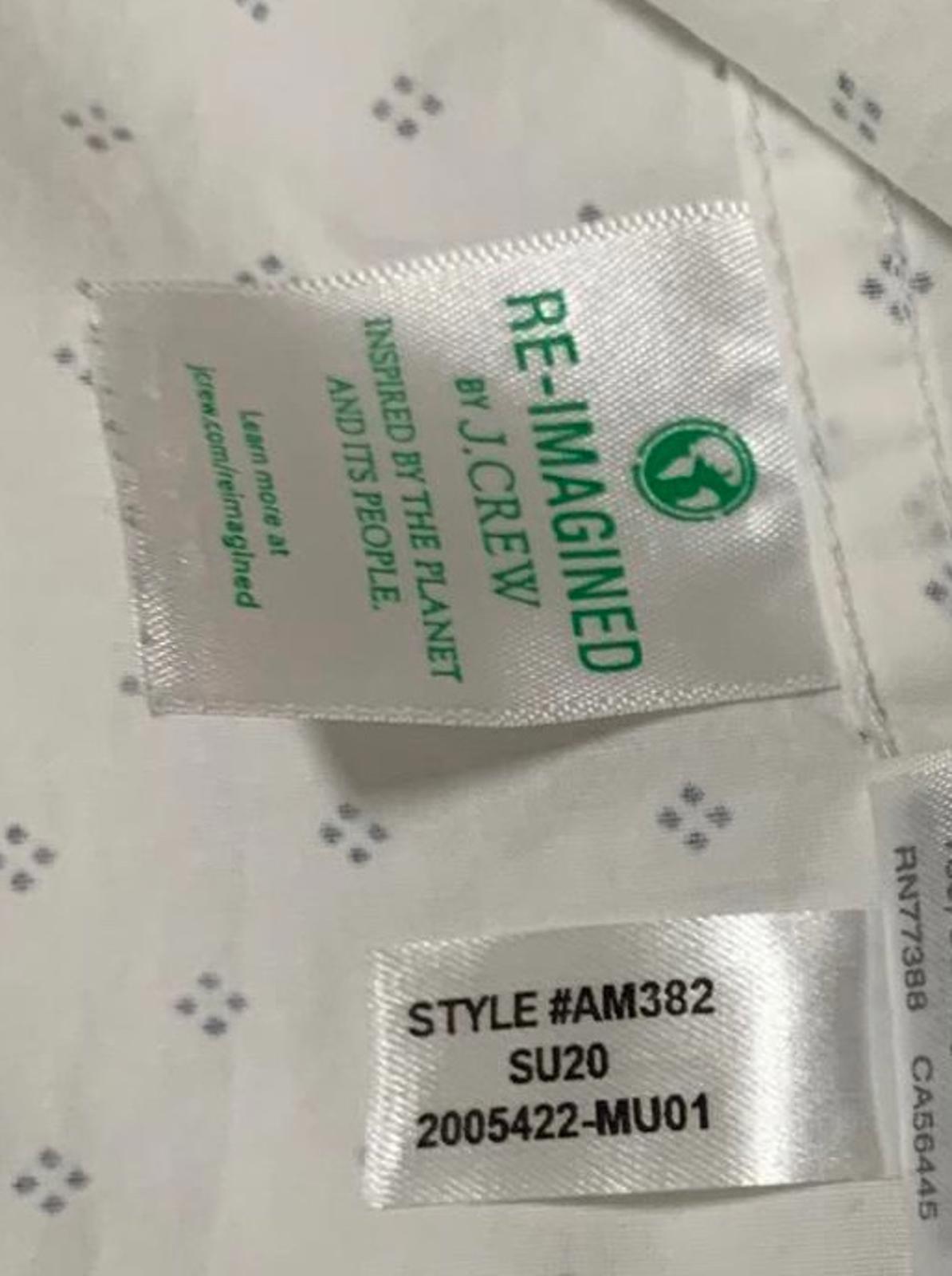 J.Crew Classic Men's Size Small White Button-Up Stretch Shirt