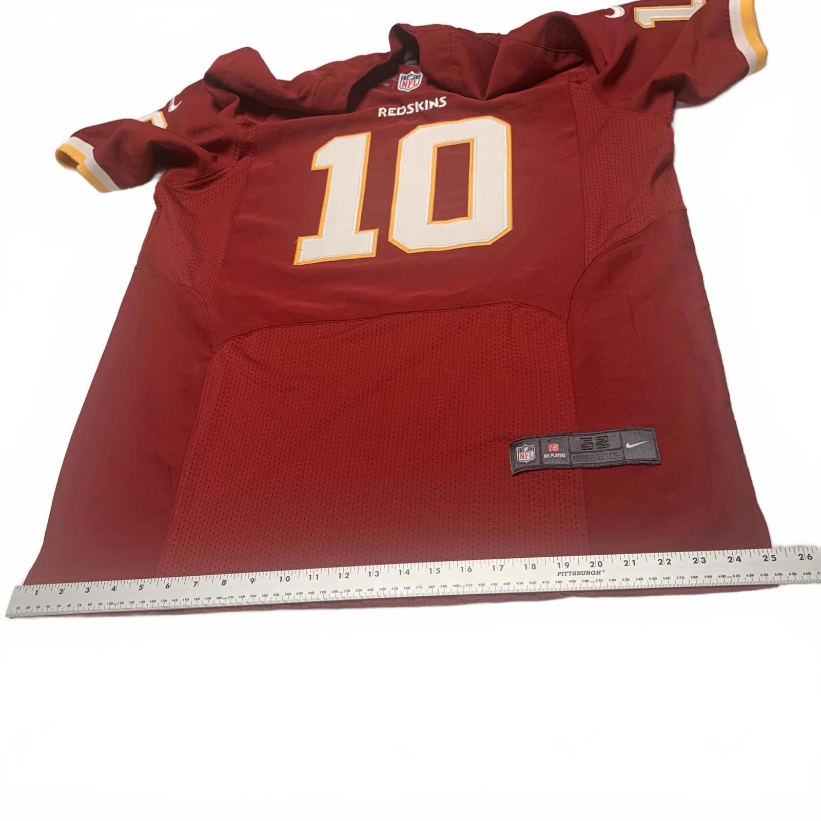 Camiseta Nike de Robert Griffin III # 10, talla 52, Washington Redskins, NFL RGIII para hombre