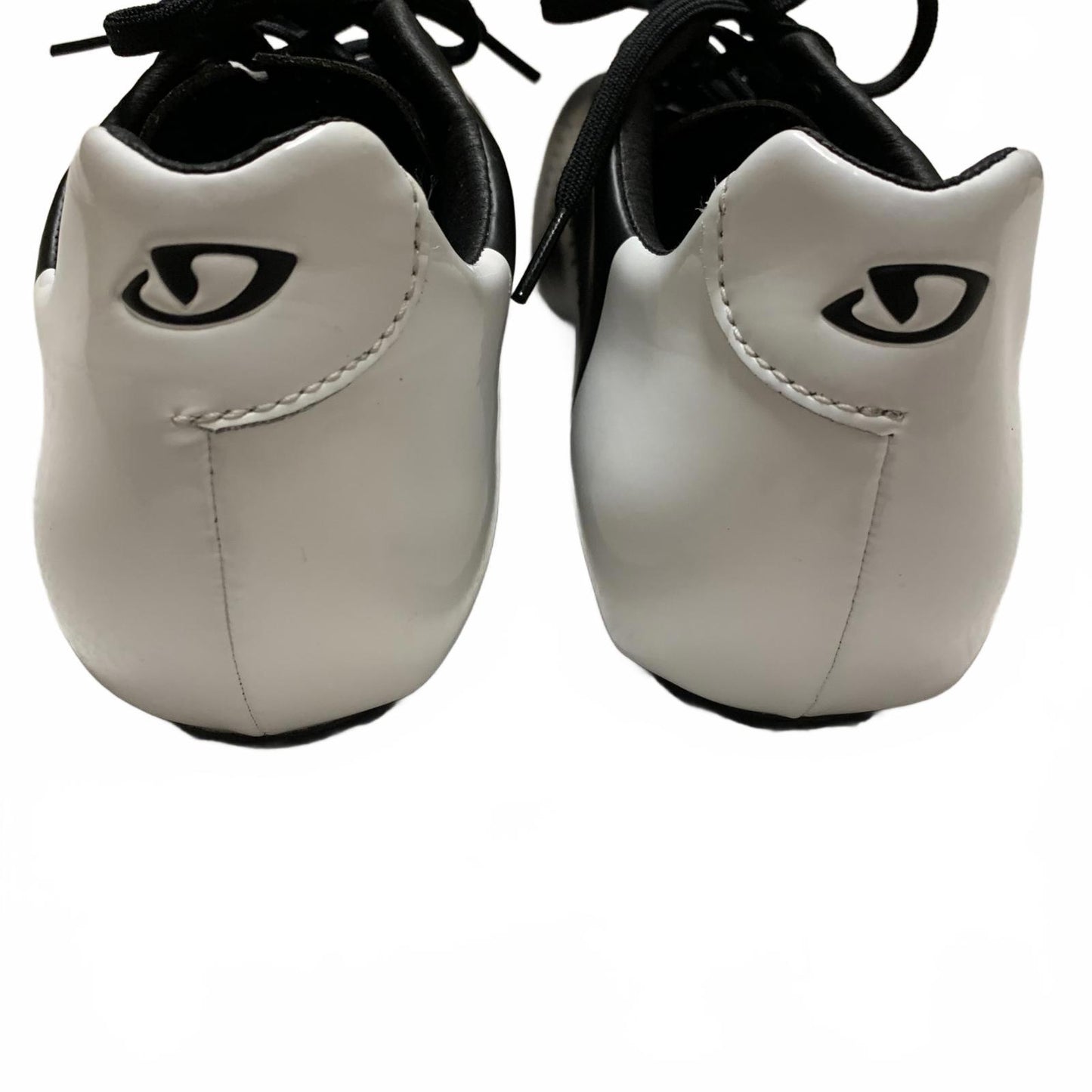 Giro Sport Cycling Shoes Men's Sz 12 US Black White Road Bike SPD Clipless