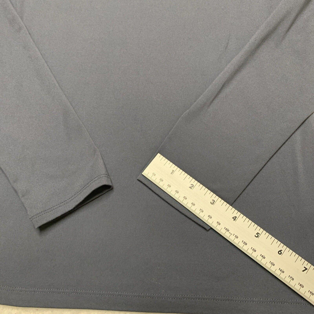 Camiseta azul de cuello redondo suave para mujer, talla pequeña, 32 grados de calor, para ponerse debajo