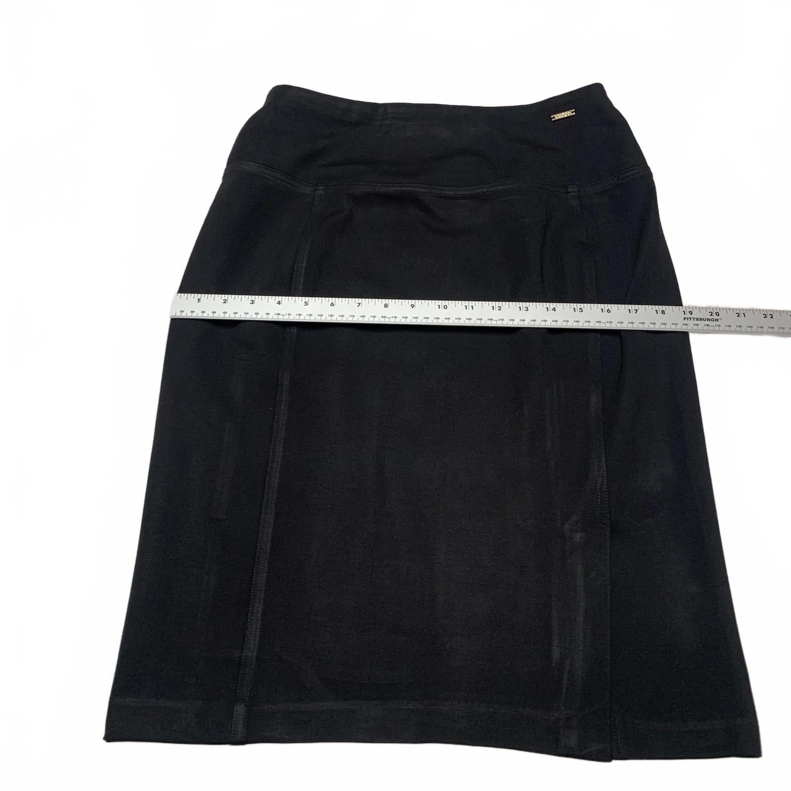 Falda tubo elegante negra de Ivanka Trump para mujer, elástica, de 76 cm de cintura, sin cierres