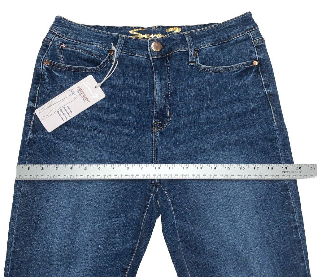 Vaqueros ajustados de tiro ultraalto Seven7 Metro