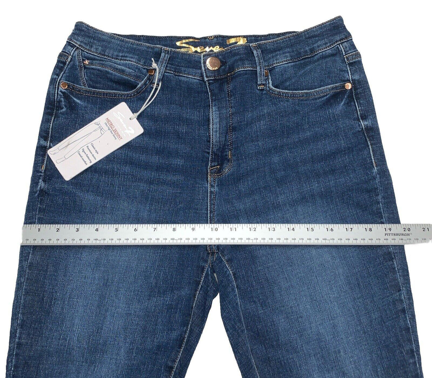 Seven7 Metro Skinny Ultra High Rise Jeans