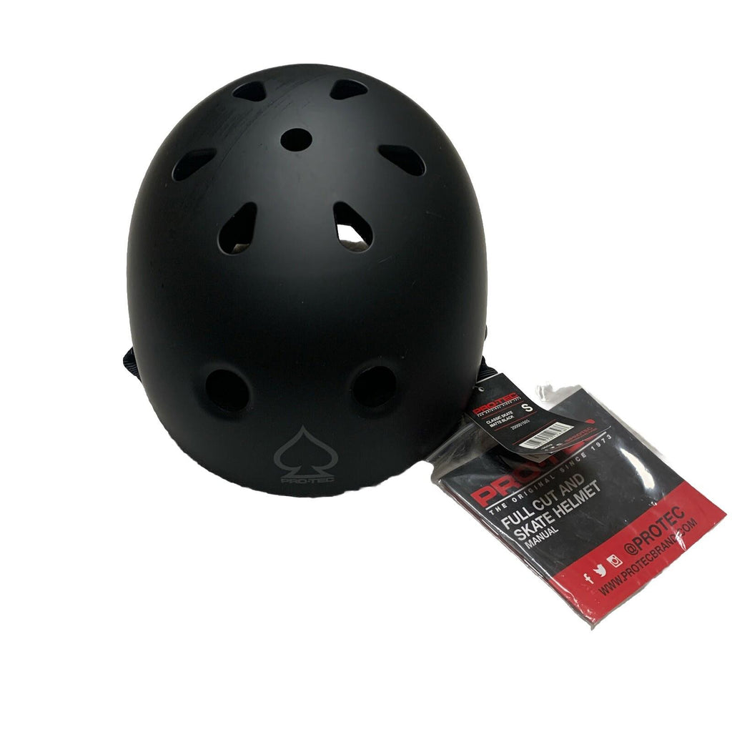 Protec Classic Skate/Bike Certified Helmet Small Matte Black
