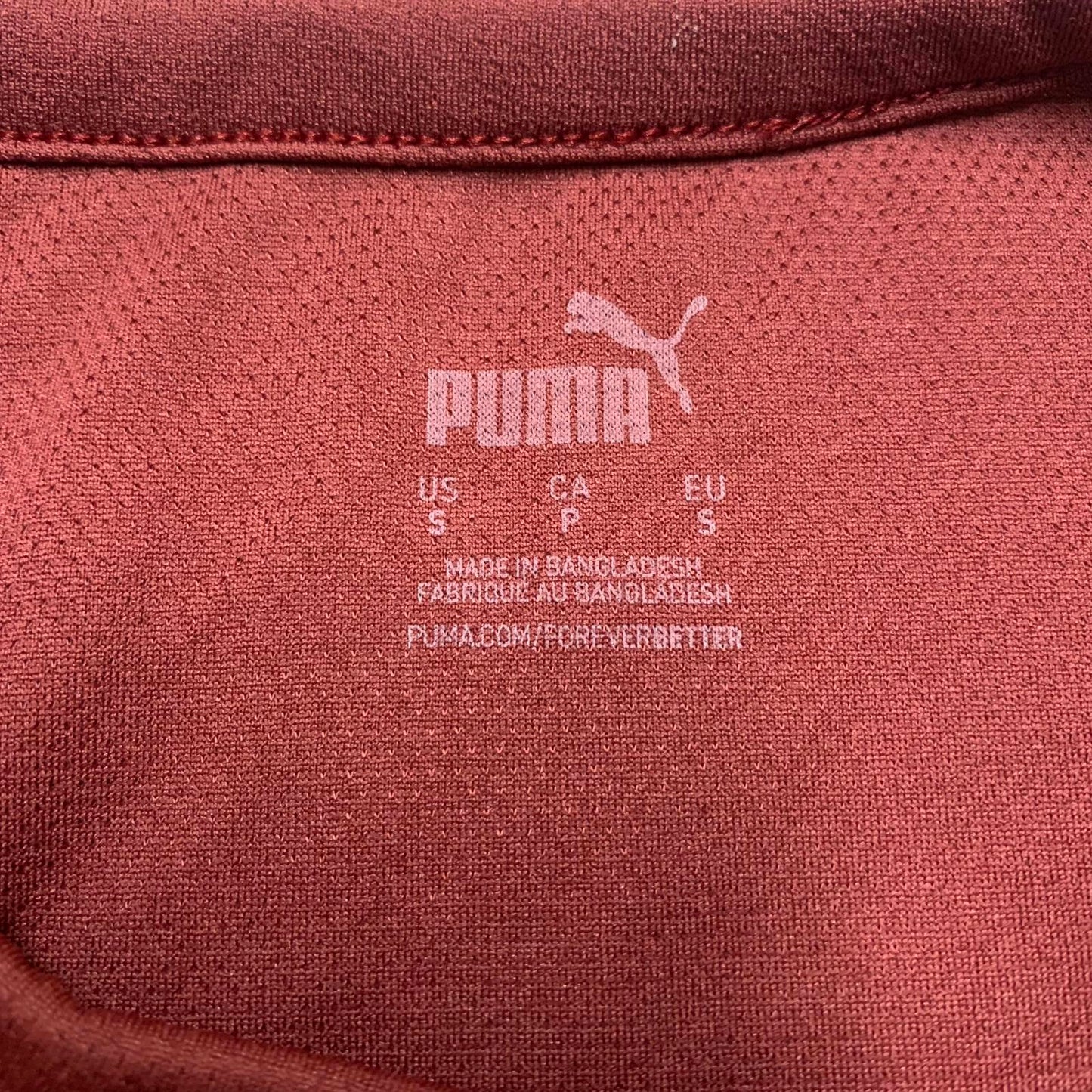 PUMA NYC Footy Soccer Men's Jersey Size S Burgundy