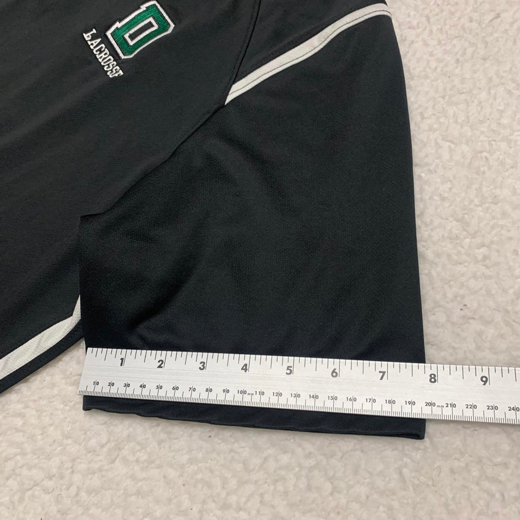 Polo de lacrosse Nike DRI-FIT para hombre, talla grande, color negro