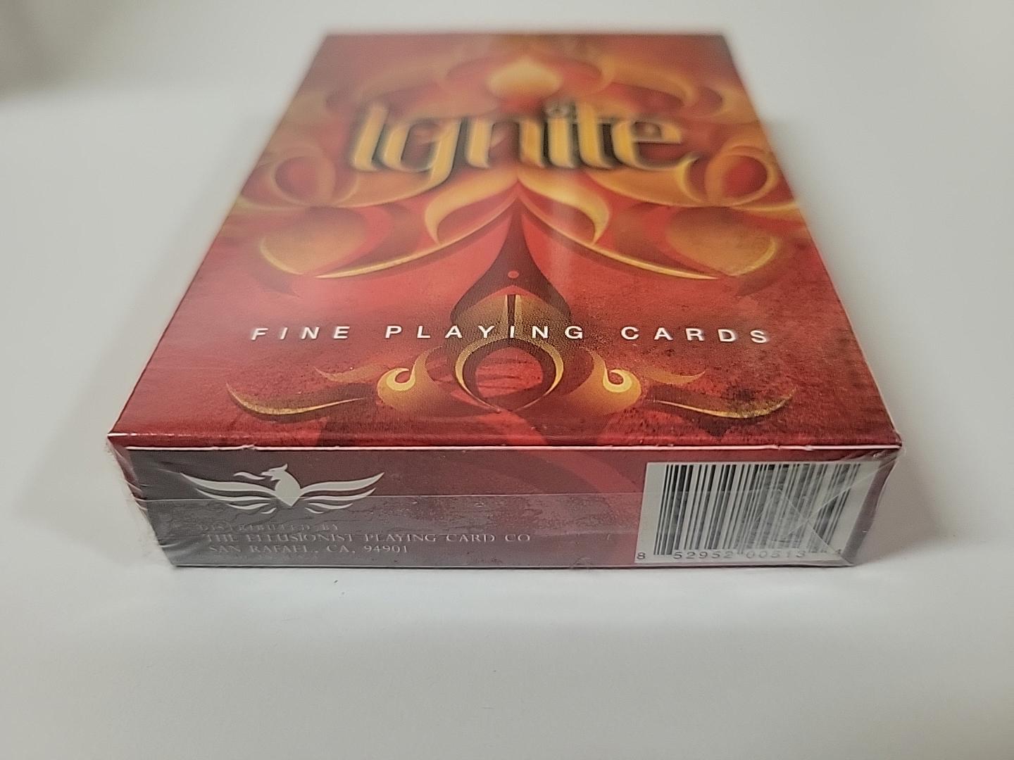 The Ellusionist Ignite Fine Playing Cards Poker Deck Red