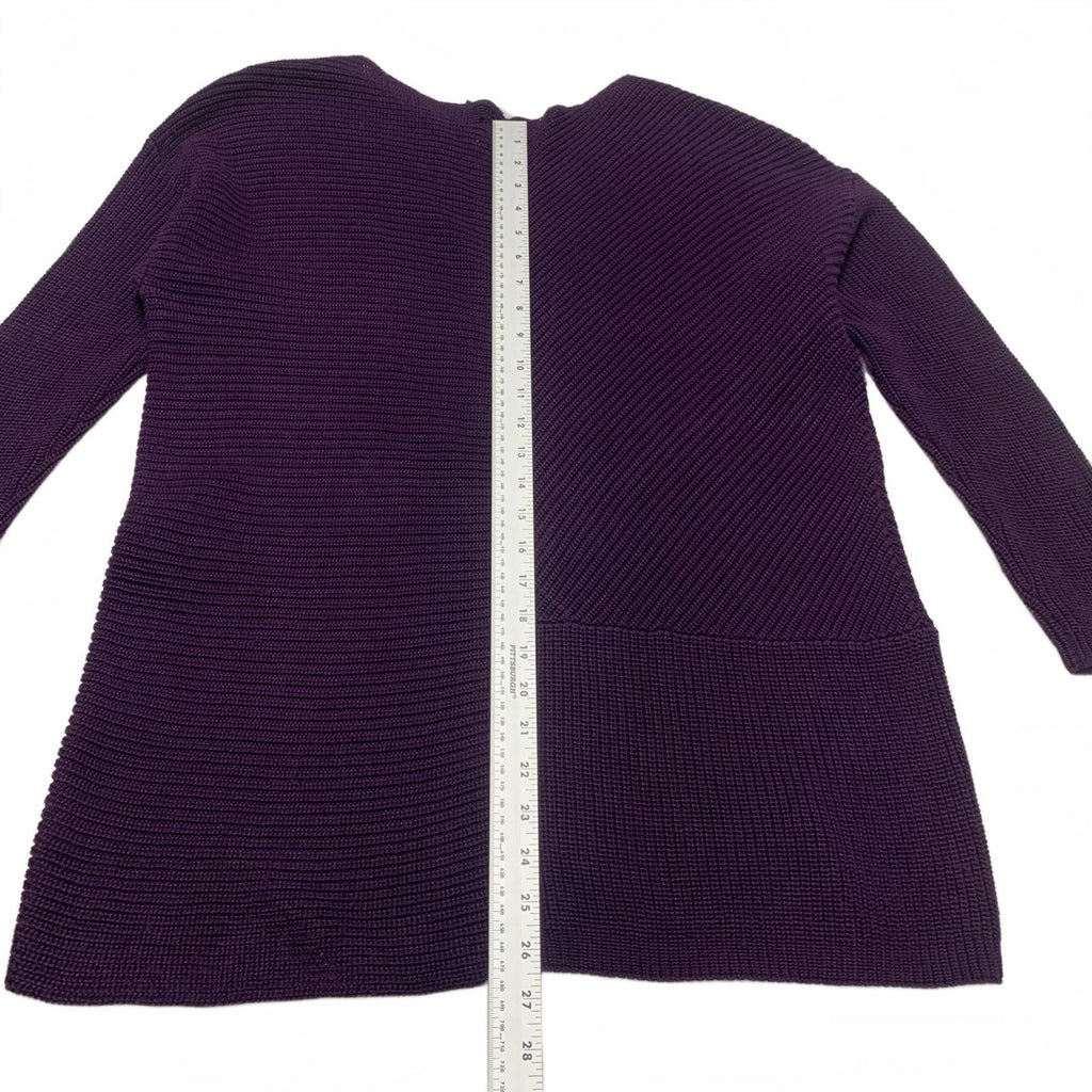 Suéter de punto morado Ralph Lauren para mujer, talla 1X