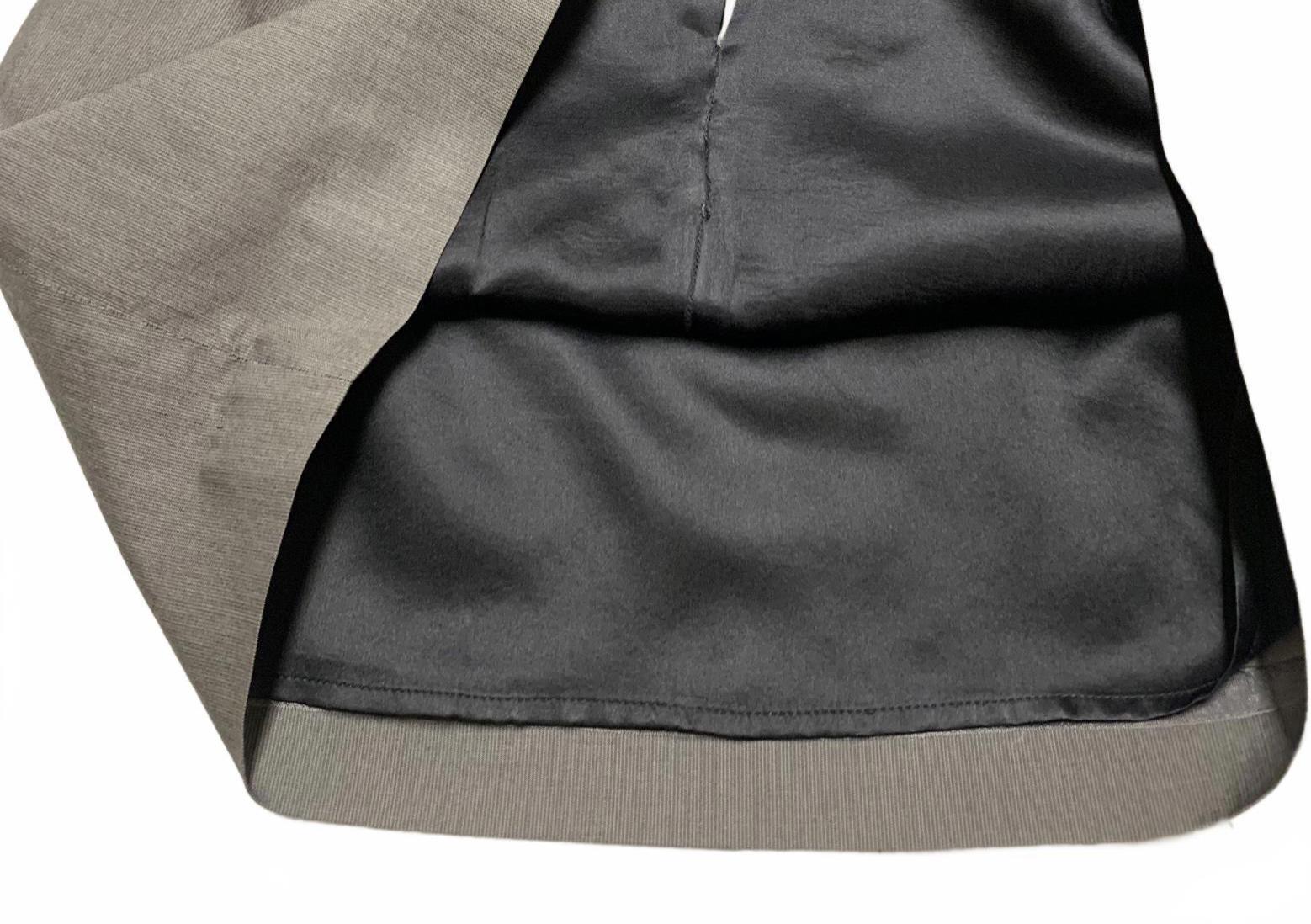 Falda tubo gris Walter para mujer, talla 0