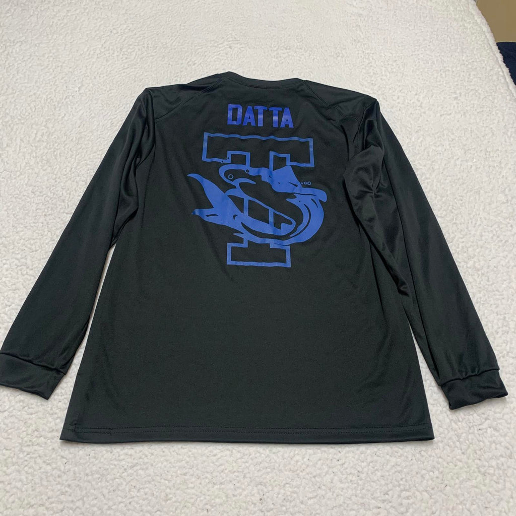 Camiseta de manga larga para natación y buceo Badger Sports Brooklyn Tech negra para hombre (talla S)