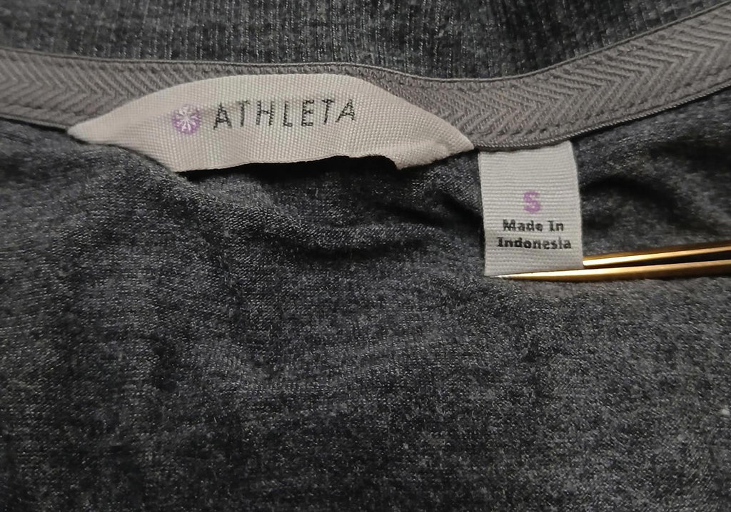 Vestido ajustado fruncido con mangas cortas para mujer, talla pequeña, gris, cuello en V