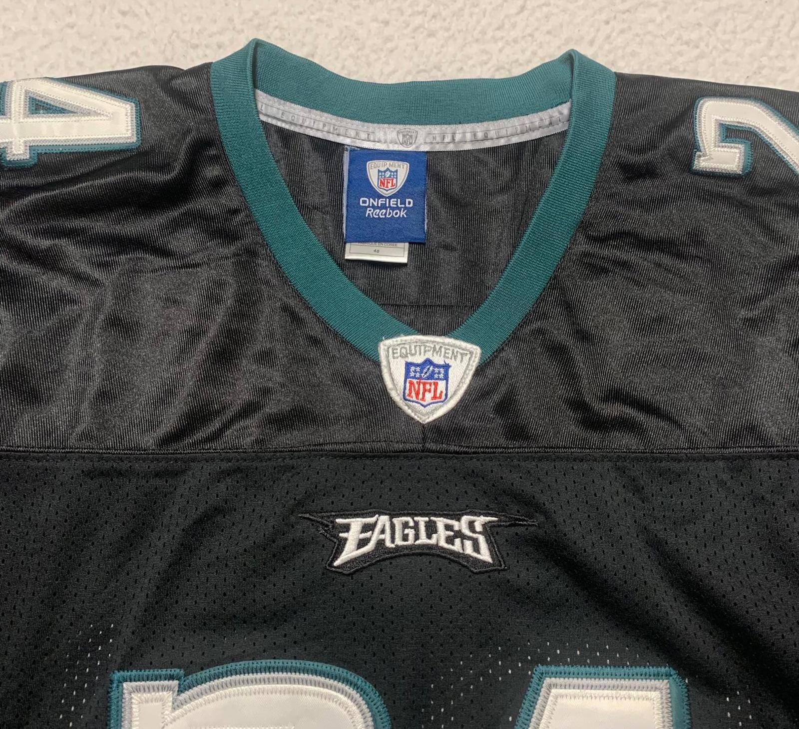 Camiseta Reebok Nnamdi Asomugha # 24 de los Philadelphia Eagles para hombre, talla 48, NFL