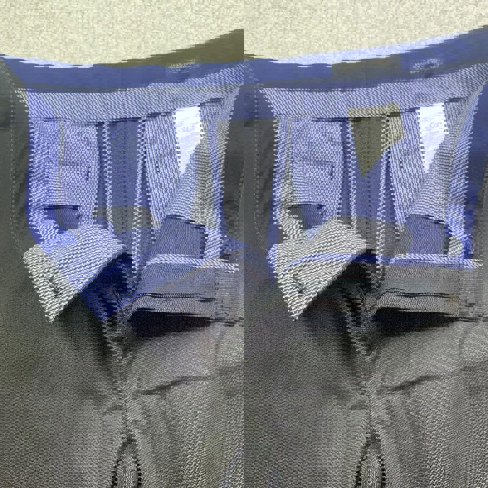 Pantalón Banana Republic de algodón gris carbón talla 34/30 sin planchado